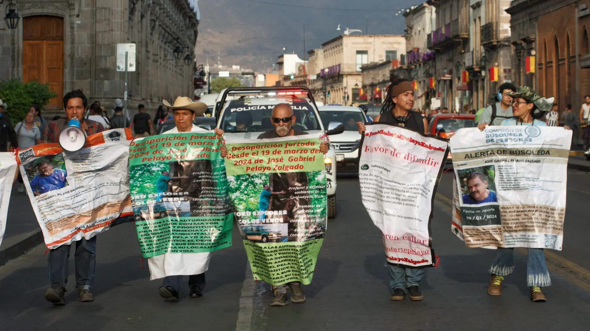 Marcha por la desaparición de José Gabriel Pelayo